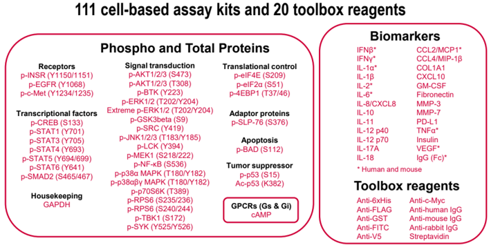kits for cell based assays